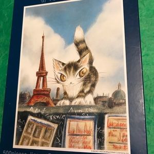 COPY - ♯5 Akiko Ikeda Eiffel Tower / Cafe in Paris Clear File, 500 piece, glue …